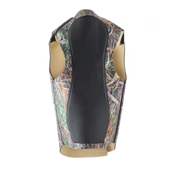 Camouflage neoprene dog vest for field and outdoor walks, view 5