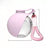Ball-Shaped Foldable Pet Water Bottle with Carry Hook in Stainless Steel or Plastic