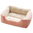 Square all-season pet bed with waterproof base for cats and dogs, photo 4 of 34