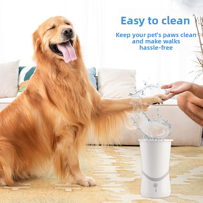 Automatic Paw Washing Cup for Dogs with USB Charging