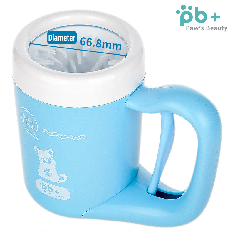 360 Degree Pet Paw Cleaning Cup, Portable Semi-Automatic Washer