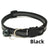 Striped reflective cat collar with bell, ideal for everyday use