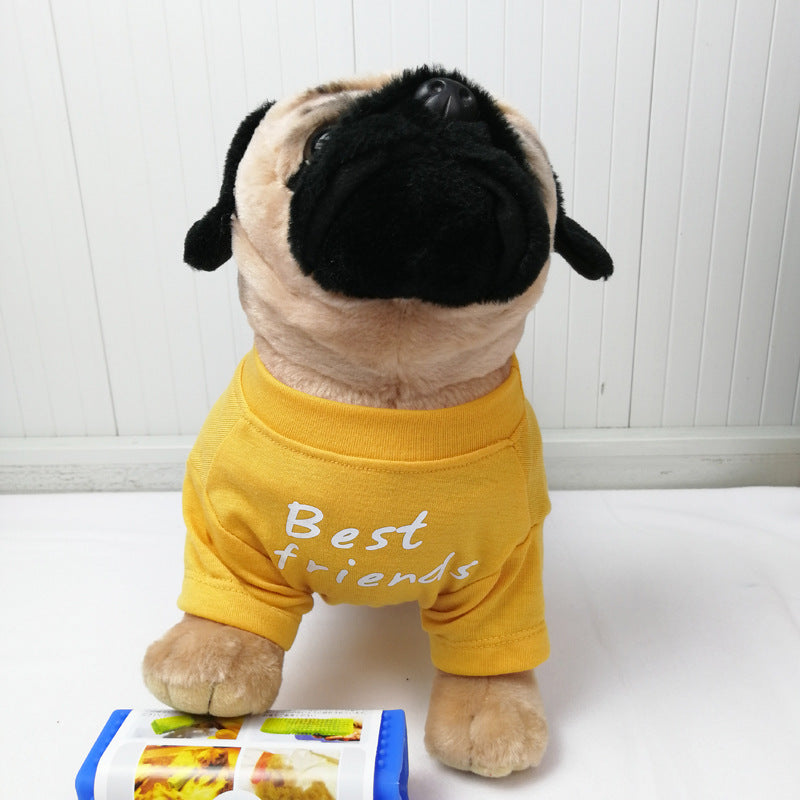 Round neck printed t shirt for small dogs and cats, image 34