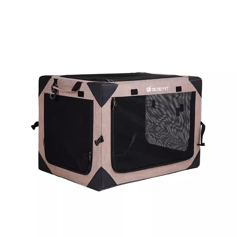 Foldable car pet crate for dogs and cats, detail photo 7