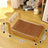Corrugated cardboard cat scratcher rocking lounge with mat, photo 25 of 29