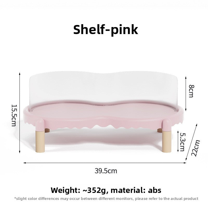Ceramic Pet Bowl with Elevated Stand for Cats and Dogs in Four Colours