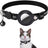Smart pet locator collar with PU strap in black, product image 9