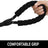 Reflective nylon rope dog lead in 4 colour options