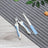 Stainless Steel Pet Nail Clippers with Wave or Curved Handle