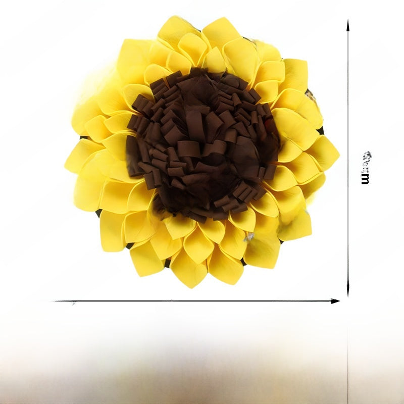 Dog puzzle snuffle mat for slow feeding and mental stimulation - view 11