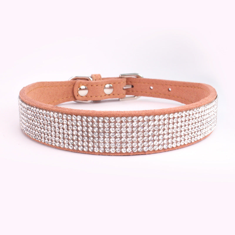 Sparkly rhinestone collar for cats and dogs in 11 colour options