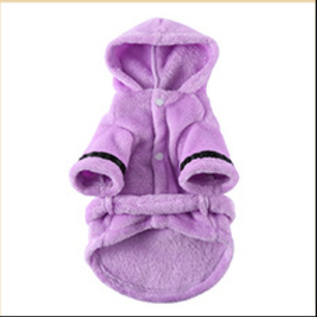 Coral fleece pet bathrobe and towel for dogs and cats, image 22