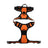 Escape-resistant reflective dog harness in black, product image 4