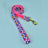 Patterned dog harness with ID tag in purple heart print, product image 14