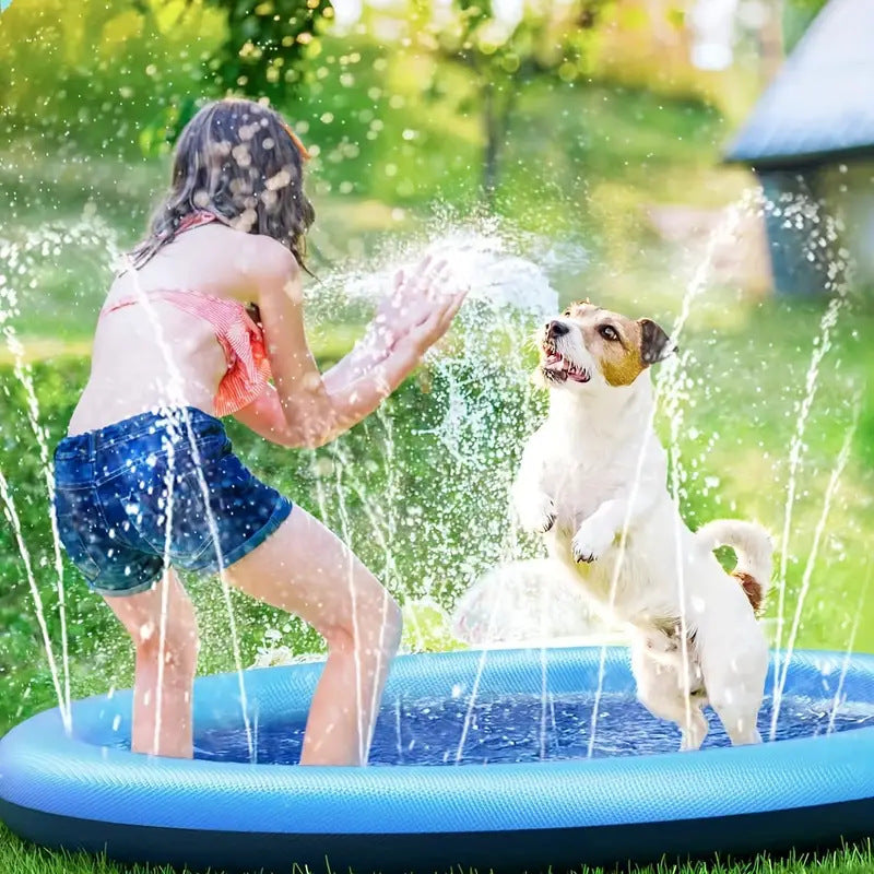 Kids Pet Water Spray Play Mat