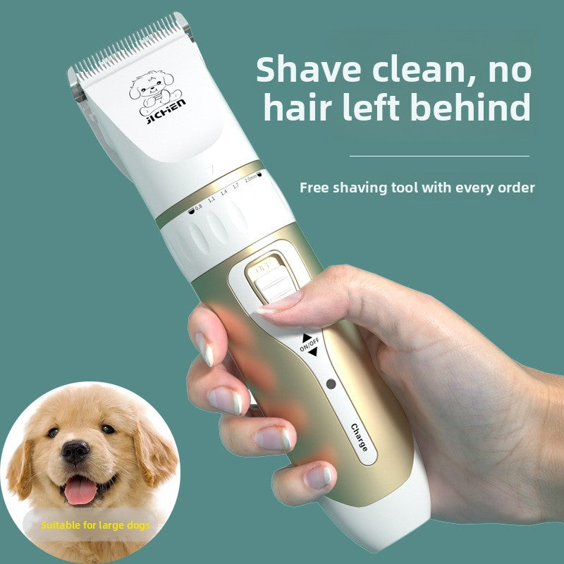 Cordless Dog Grooming Clippers with Ceramic Blade, Quiet USB