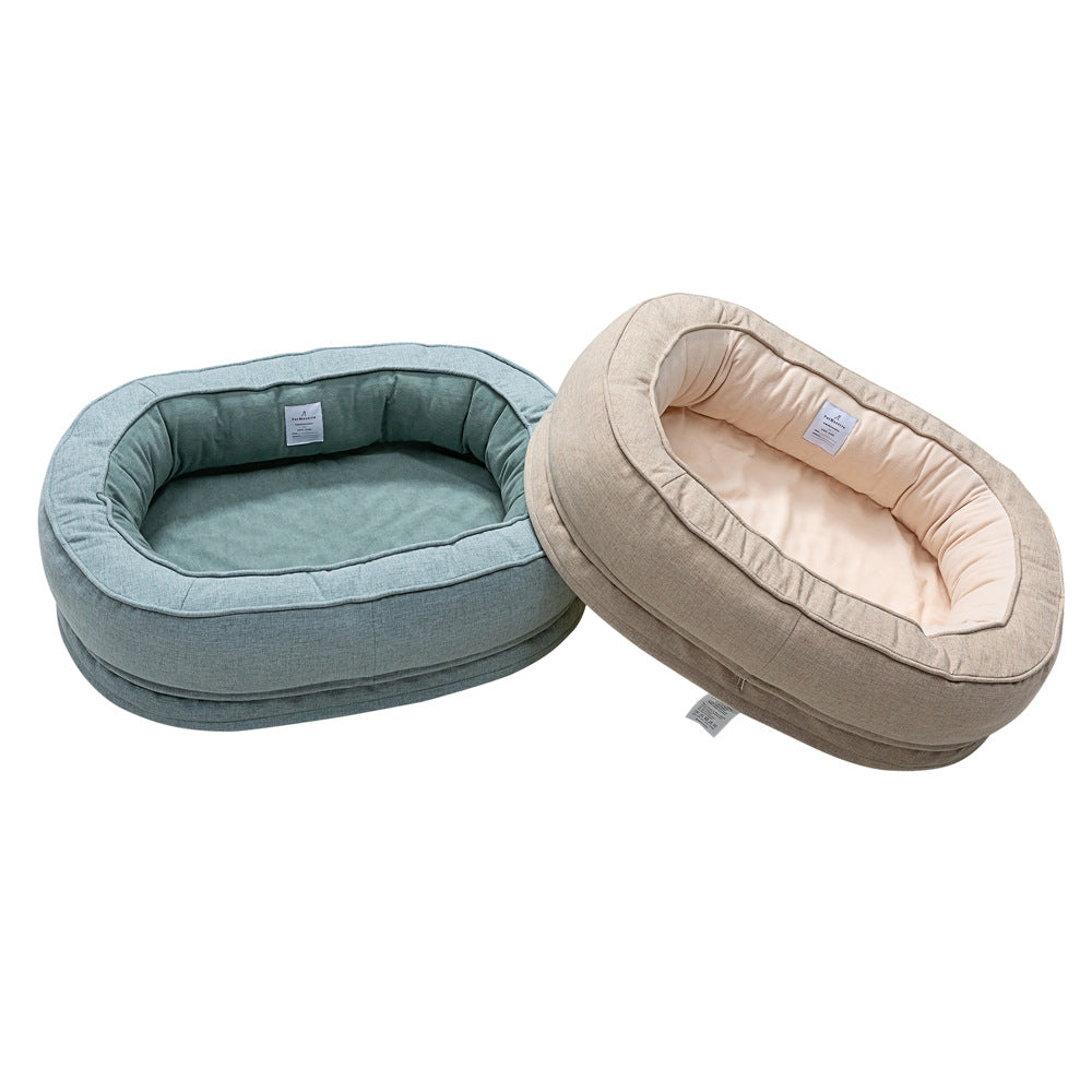 Orthopaedic pet nest bed with removable cover, detail photo 5