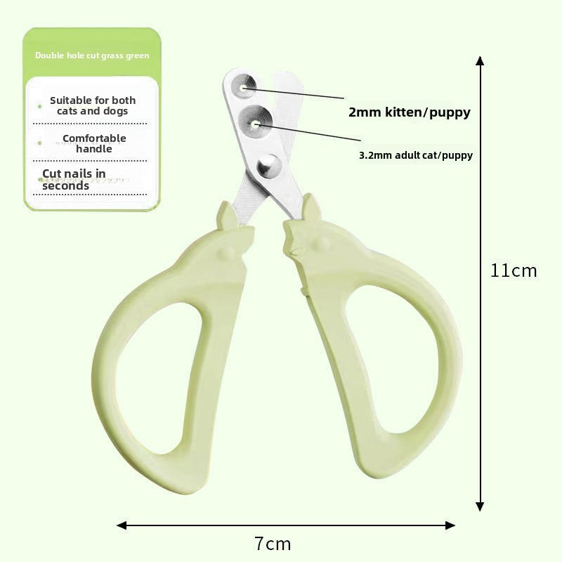 Adjustable Hole Nail Clippers for Cats, Dogs and Rabbits