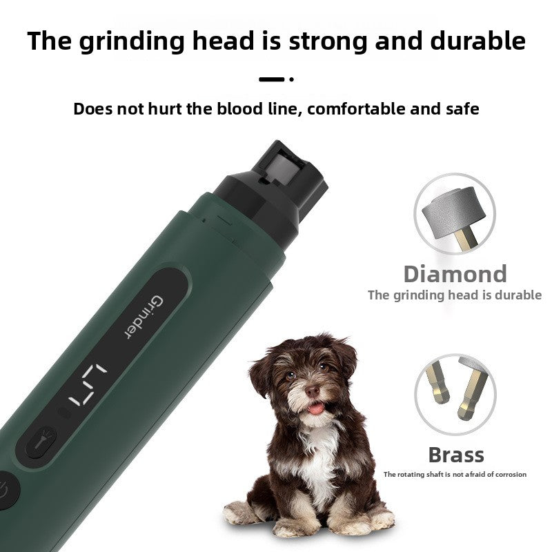 Electric Pet Nail Grinder with Dust Collector Vacuum