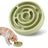 Slow Feed Dog Bowl with Anti-Slip Base, 20.5cm Interactive Maze Pet Dish in Three Colours