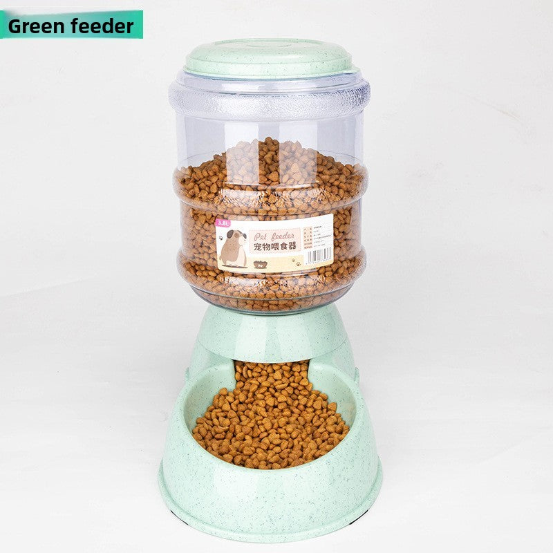 Gravity Pet Food Feeder and Water Dispenser for Cats and Dogs, Non-Electric, Four Colours