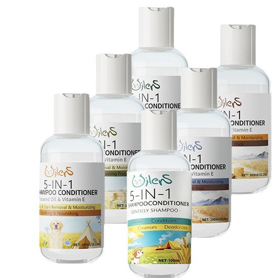 Pet Shampoo 100ml with Rosemary, Jojoba or Ginseng Extracts