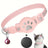 Breakaway cat collar with Bluetooth locator tag in silicone holder, product image 10