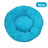 Light brown washable plush round pet bed with anti-slip base, photo 100