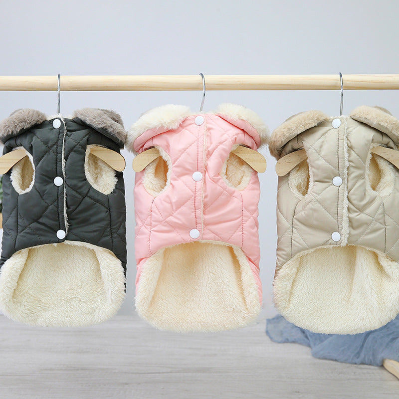 Padded puffer jacket for small dogs, available in 3 colours, image 4