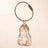 Transparent Animal Hair Memorial Keychain Pendant