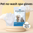 Pet Grooming Wipes and Disposable Gloves Kit for Cats and Dogs