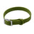 Silicone pet collar with alphabet letters in Fade Effect Lead, in a home setting