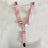 Adjustable elastic dog diaper suspender strap in plaid pattern, view 67