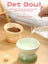 Ceramic Raised Pet Bowl with Gradient Finish for Cats and Small Dogs, Food or Water