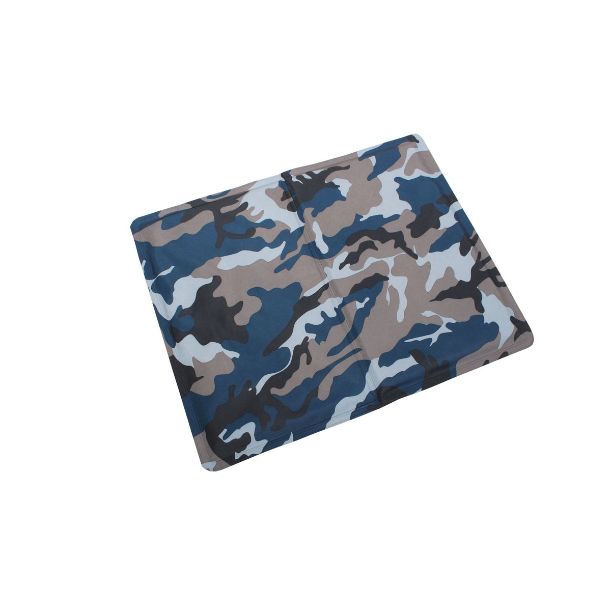 Gel pet cooling mat with sponge layer in Camouflage, size 50 x 65cm Gift Boxed