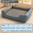 Waterproof Oxford dog crate mat with soft velvet top, photo 37 of 68