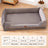 Doghouse Style Pet Sofa with Sponge Cushion, Removable Base