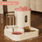 Two-in-One Automatic Pet Feeder Bowl with Food and Water Dispensing for Cats