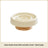 Round Ceramic Slow Feeder Bowl 15.5cm with Raised Pattern and Optional Wooden Base