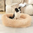 Long plush washable dog and cat bed with thick padding, photo 18