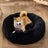 Tie Dye Round Plush Pet Bed for Cats and Small Dogs