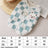 Fleece lined pet vest with back lead opening in Blue Check Bear, material detail
