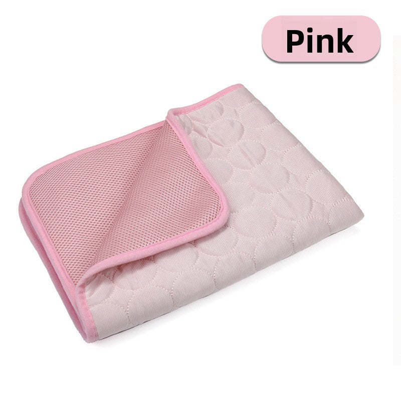 Blue ice silk pet cooling mat with soft filling, photo 28