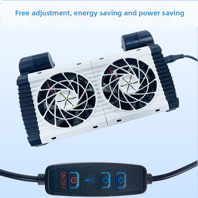 Clip on aquarium cooling fan for fish tanks, UK plug, view 9