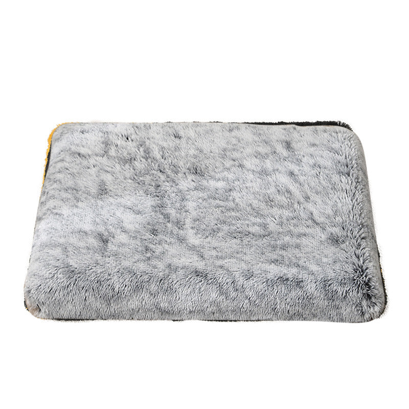 Memory foam dog bed with waterproof liner in Apple Green, further angle view