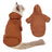 Fleece lined hooded pet sweatshirts in ten plain colours