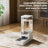 Gravity Pet Water Dispenser and Food Feeder Set for Cats and Dogs, 3.3L to 8.5L