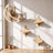 Wooden wall-mounted cat moon bed and star platforms in Moon Bed and Star Platform Set