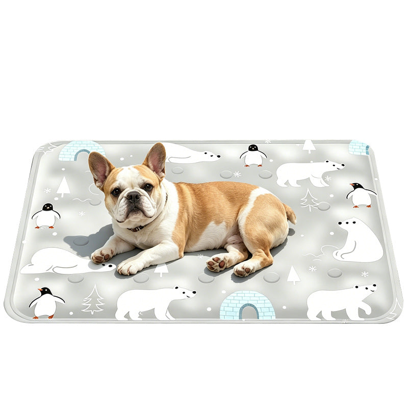 Gel cooling mat with fun print, detail photo 3