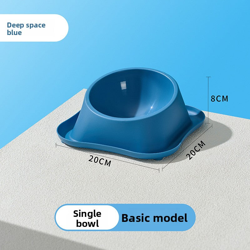 Anti-Spill Pet Food Bowl with Stainless Steel Insert